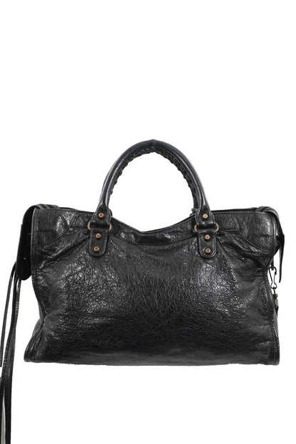 F/W 2013 Balenciaga Black Medium City Bag - Jade Vintage