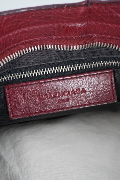 F/W 2015 Balenciaga City Bag Burgundy - Jade Vintage