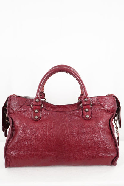 F/W 2015 Balenciaga City Bag Burgundy - Jade Vintage