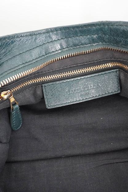 F/W 2015 Balenciaga City Bag Vert Pinede Giant 12 Gold - Jade Vintage