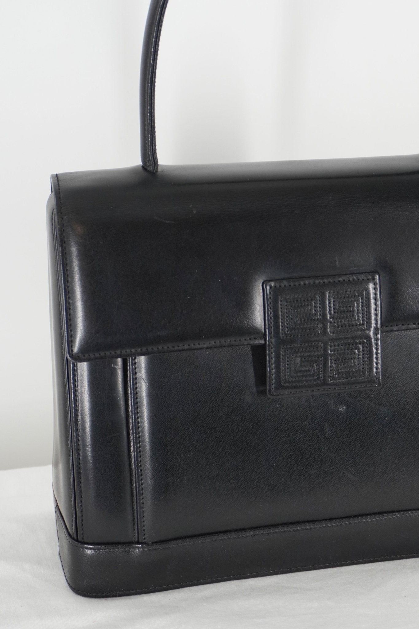 Givenchy Top Handle Black Bag - Jade Vintage
