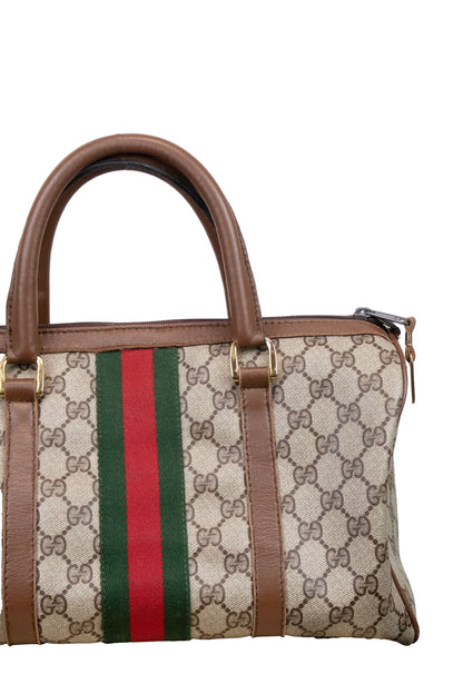 Gucci Monogram Boston Bag - Jade Vintage