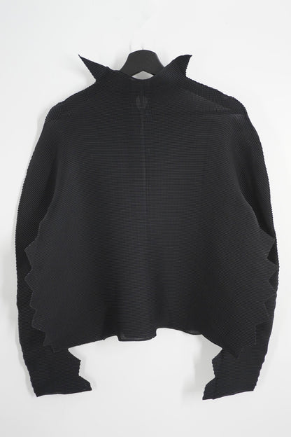 Issey Miyake Me Asymmetrical Cardigan - Jade Vintage