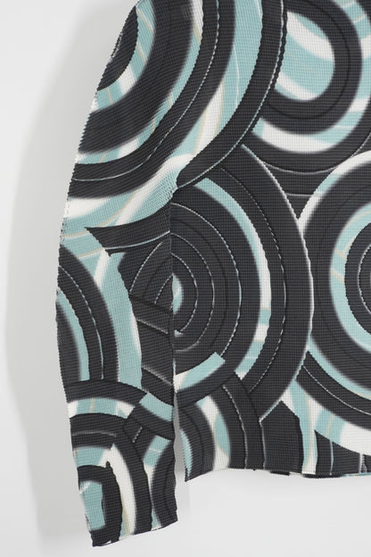 Issey Miyake Me Swirl Long Sleeve - Jade Vintage
