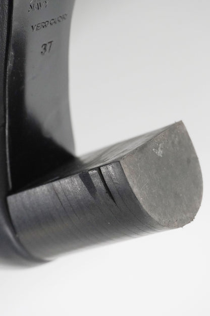 Jil Sander Navy Tall Boots / 37 - Jade Vintage