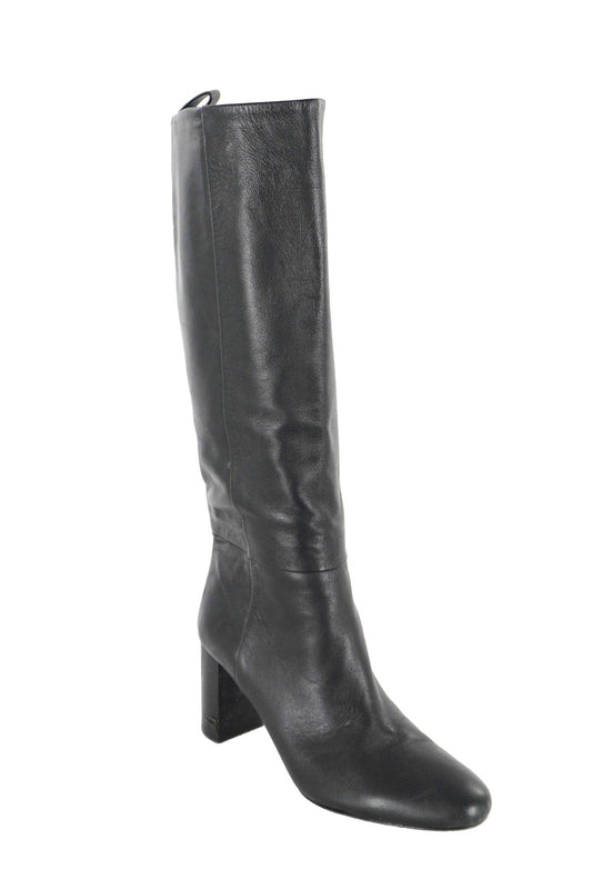 Jil Sander Navy Tall Boots / 37 - Jade Vintage