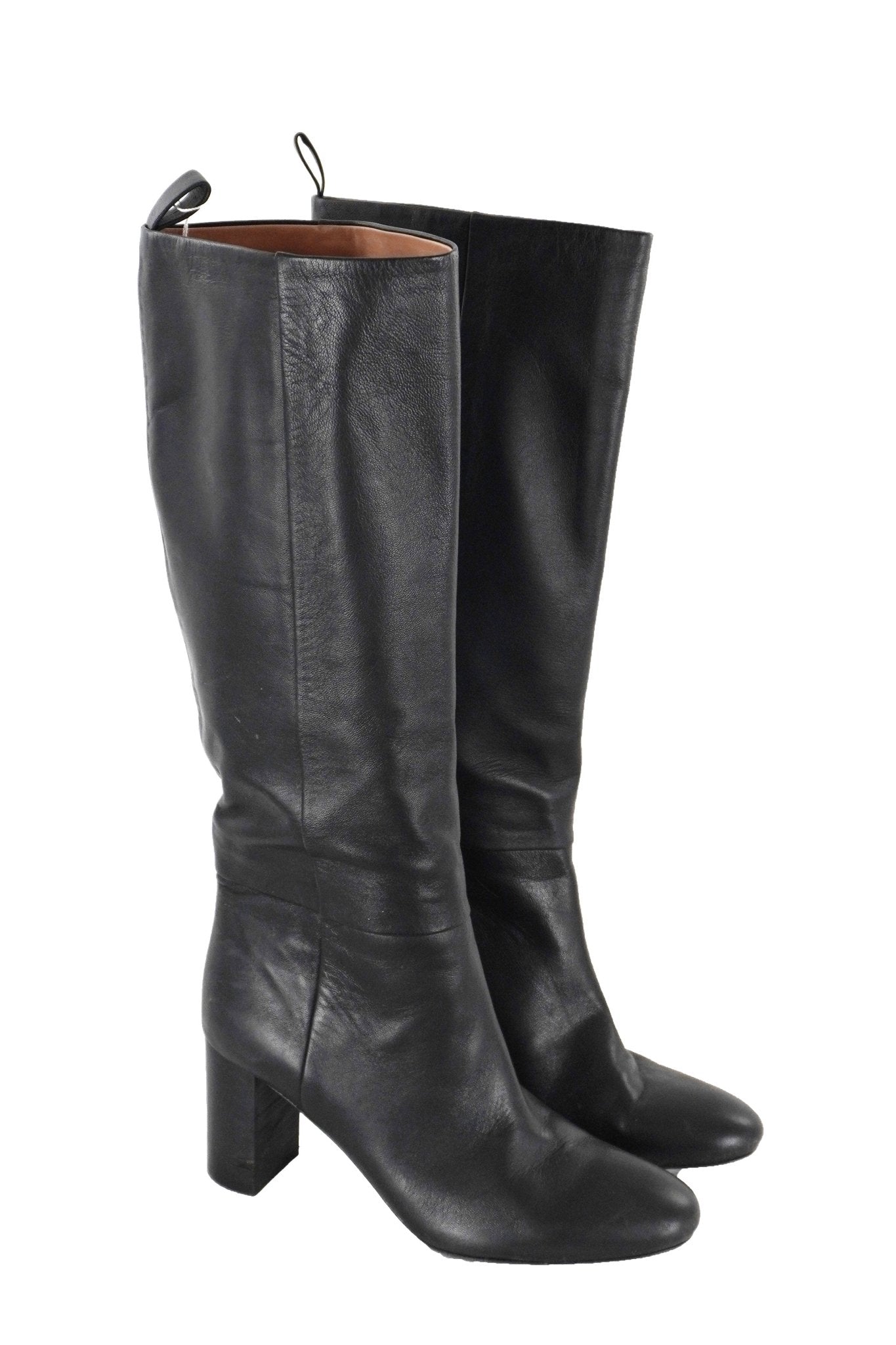 Jil Sander Navy Tall Boots / 37 - Jade Vintage