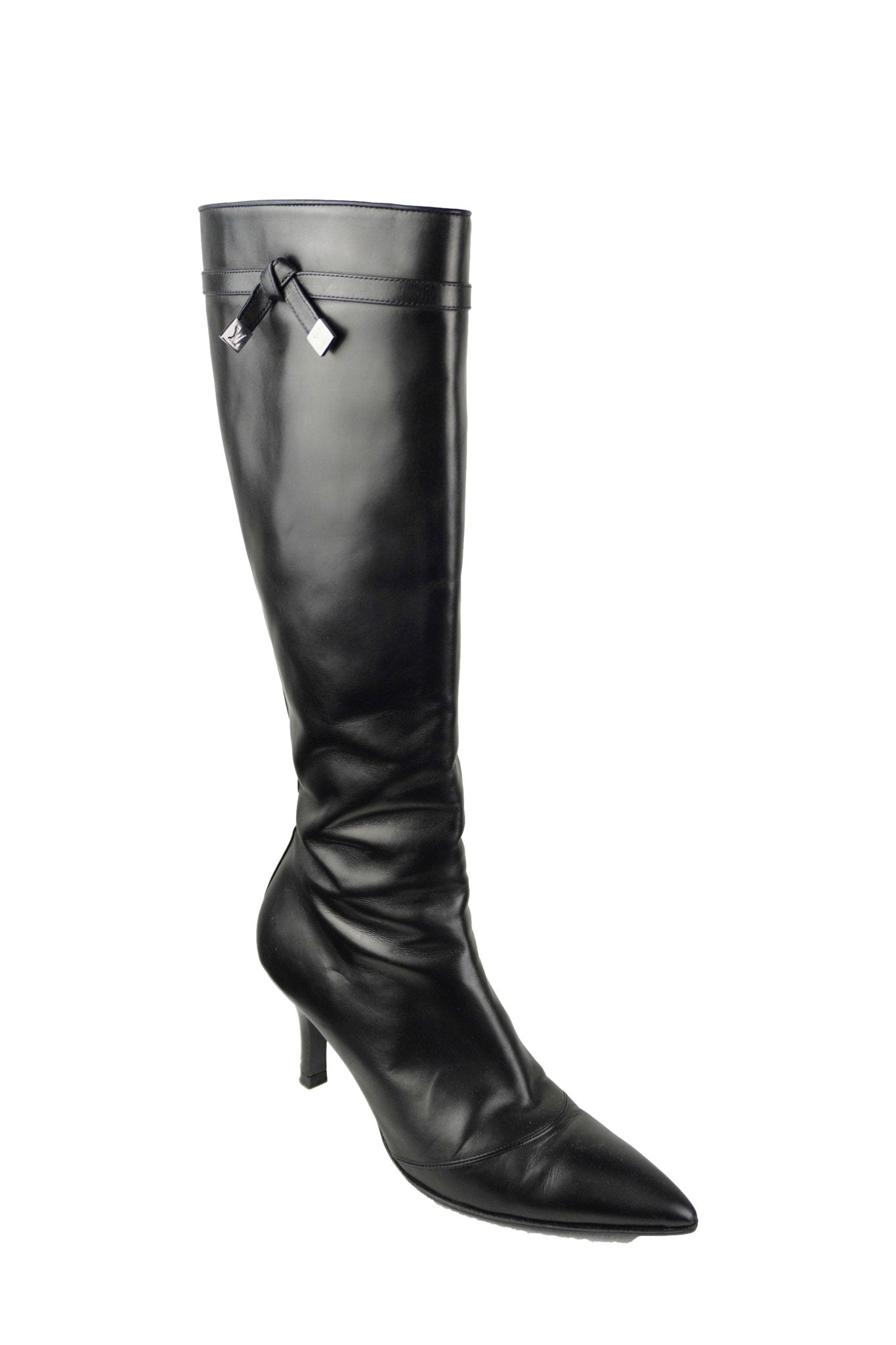 Louis Vuitton Pointed Heeled Boots / 37 - Jade Vintage