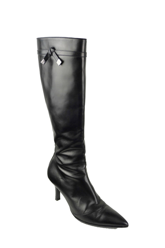 Louis Vuitton Pointed Heeled Boots / 37 - Jade Vintage