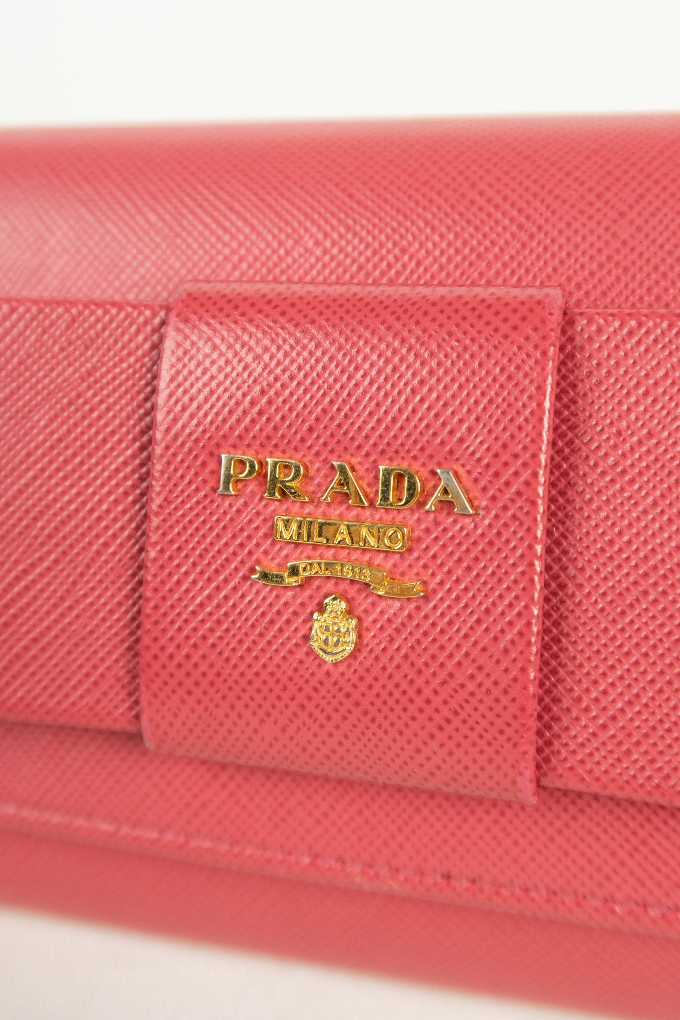 Prada Saffiano Lux Leather Continental Wallet - Jade Vintage