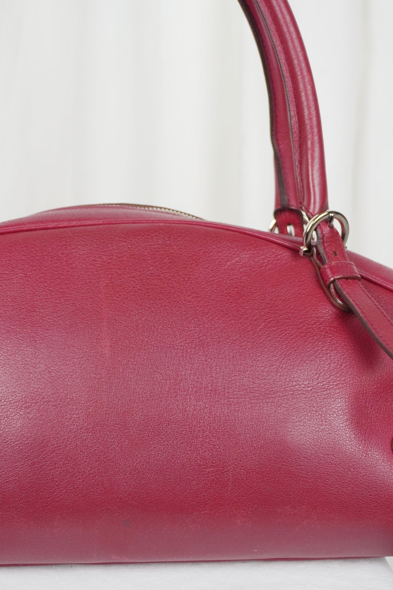 Salvatore Ferragamo Gancini Marisa Satchel - Jade Vintage