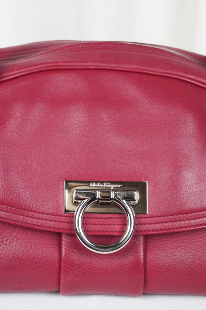 Salvatore Ferragamo Gancini Marisa Satchel - Jade Vintage