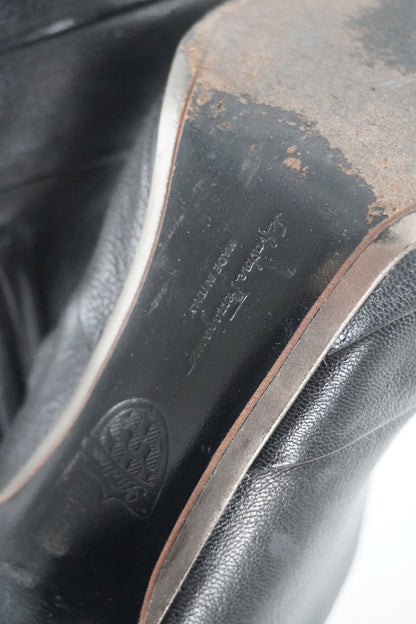 Salvatore Ferragamo Knee High Boots / 6.5 - Jade Vintage