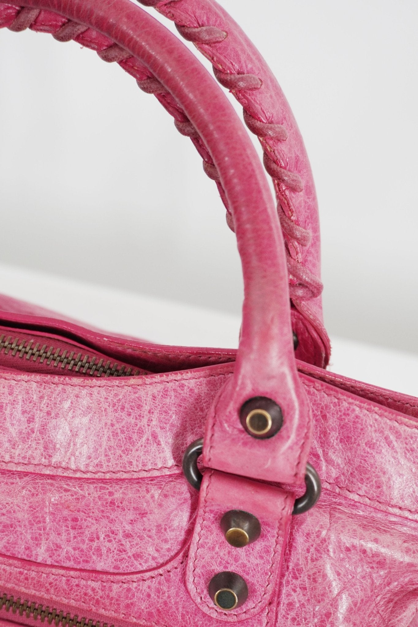 S/S 2010 Balenciaga First Bag Pink - Jade Vintage