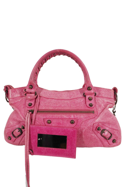S/S 2010 Balenciaga First Bag Pink - Jade Vintage