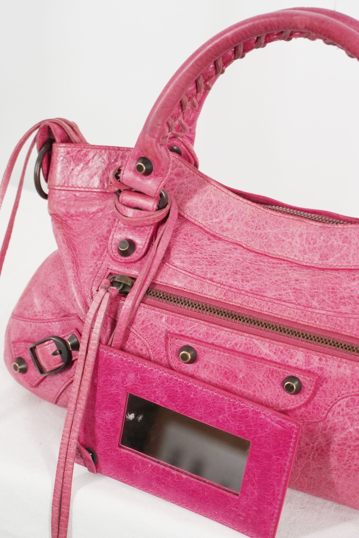 S/S 2010 Balenciaga First Bag Pink - Jade Vintage