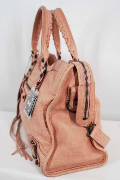 S/S 2011 Balenciaga City Bag Peach - Jade Vintage