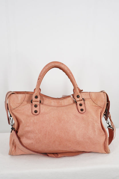 S/S 2011 Balenciaga City Bag Peach - Jade Vintage