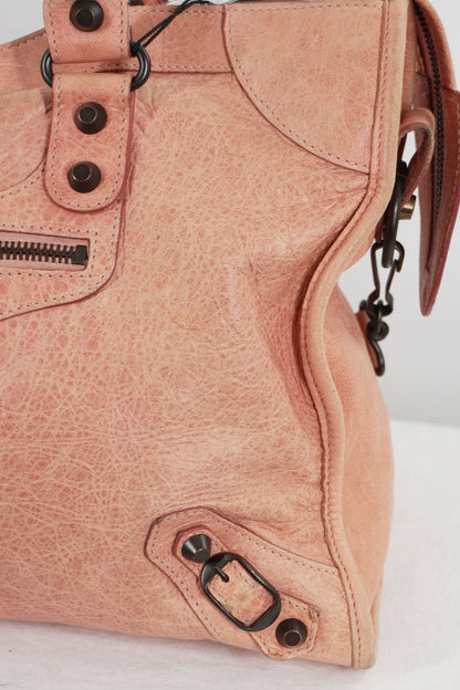 S/S 2011 Balenciaga City Bag Peach - Jade Vintage