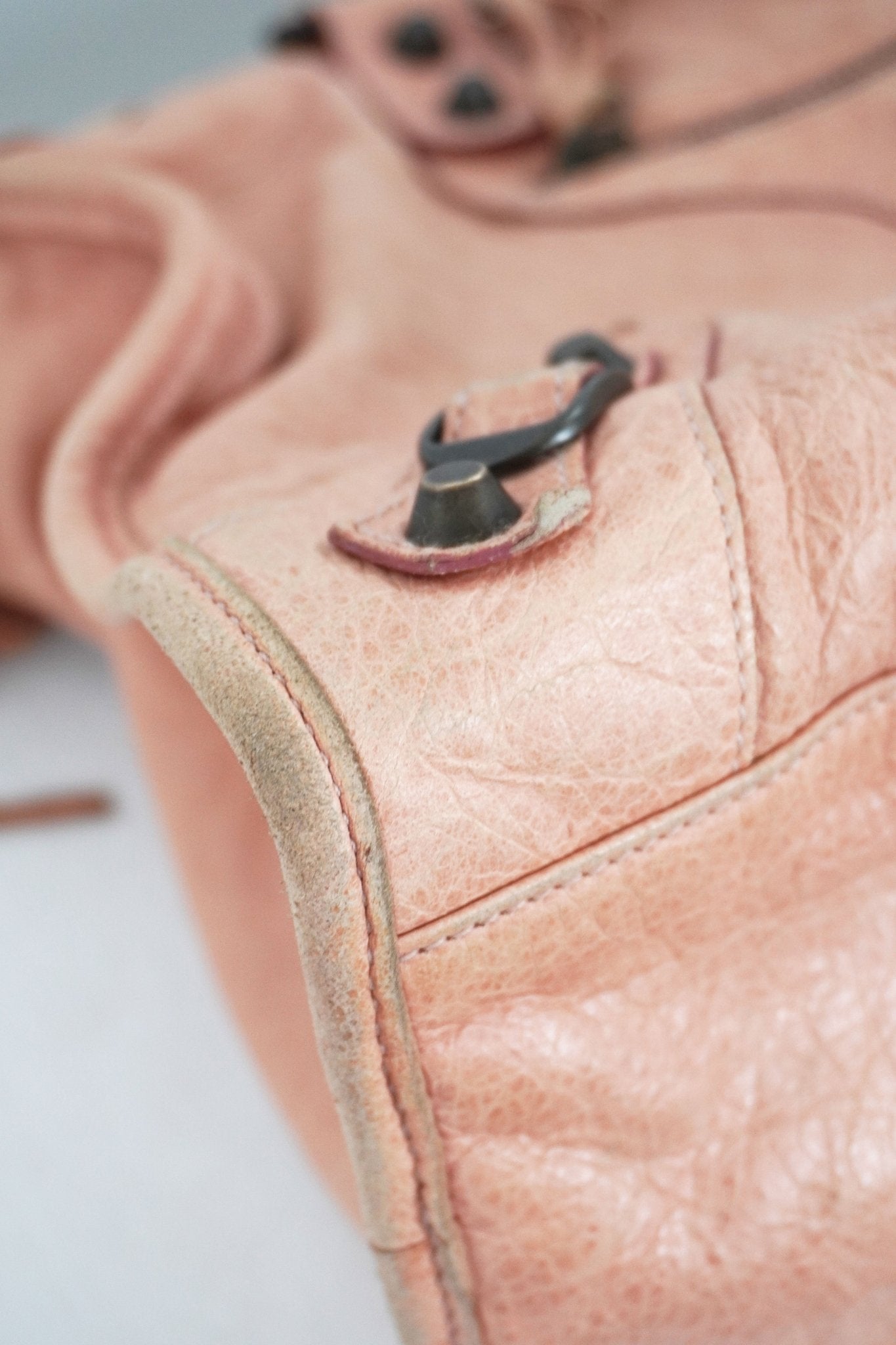 S/S 2011 Balenciaga City Bag Peach - Jade Vintage
