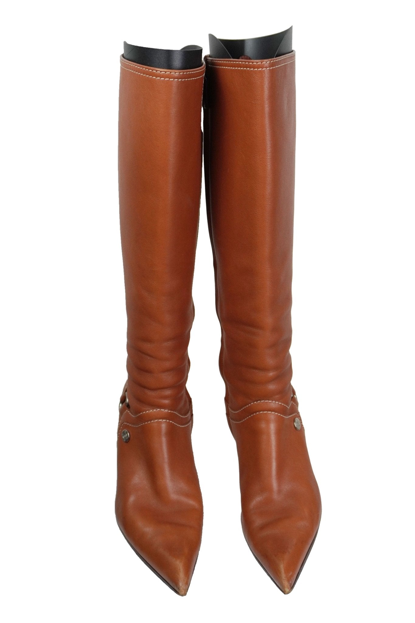 Vintage Celine Brown Boots / 37 - Jade Vintage