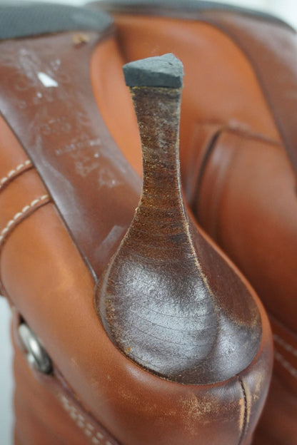 Vintage Celine Brown Boots / 37 - Jade Vintage