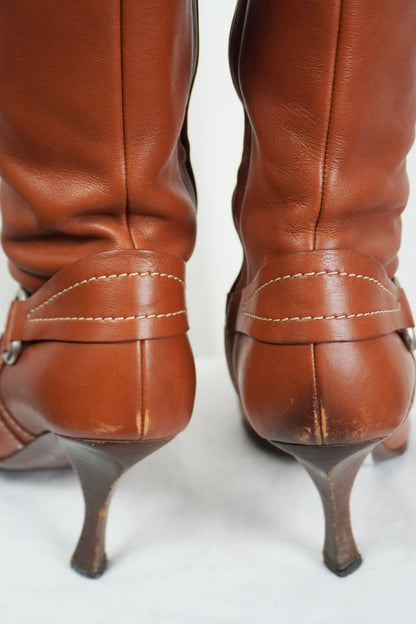Vintage Celine Brown Boots / 37 - Jade Vintage