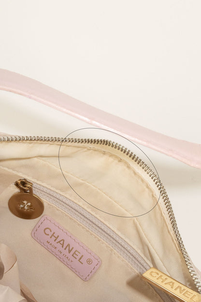 Chanel Pink Small Travel Ligne Hobo - Jade Vintage
