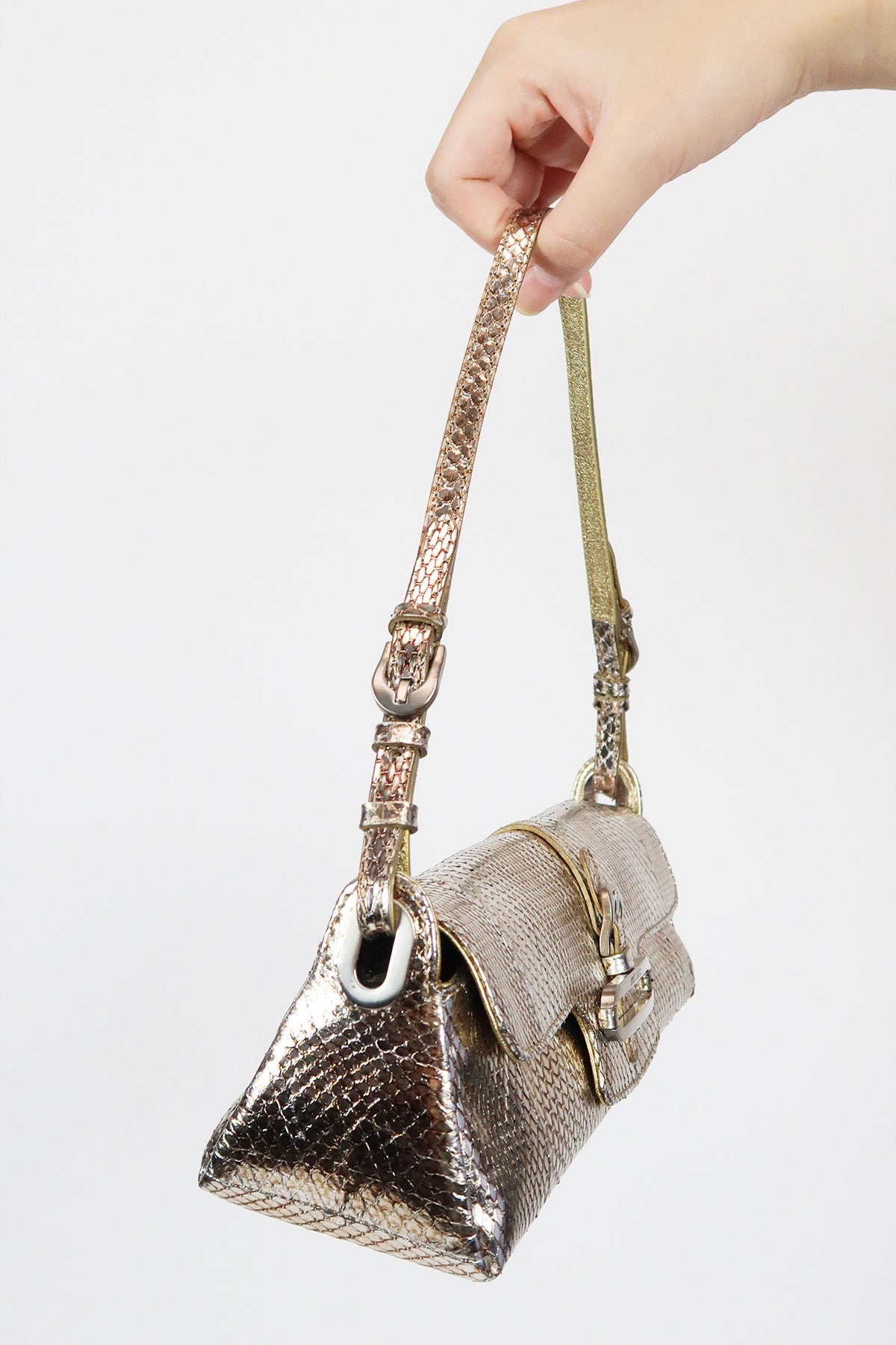 Jimmy choo hot sale snakeskin purse