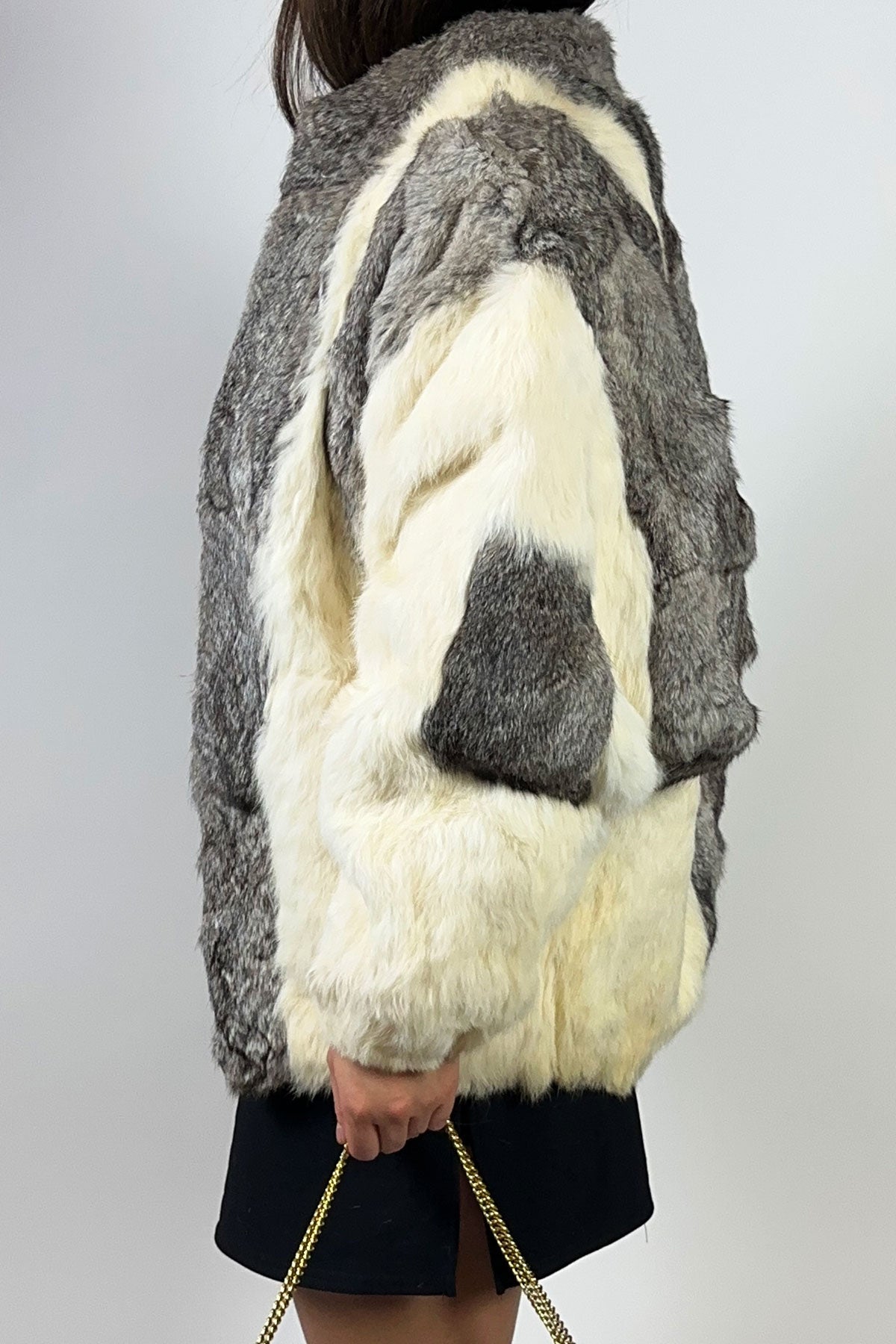 Rabbit Fur Jacket / XS-S - Jade Vintage