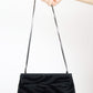 Salvatore Ferragamo Black Velvet Shoulder Bag - Jade Vintage